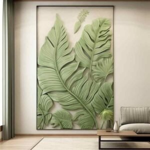3D leaf Decorative Wall Panel