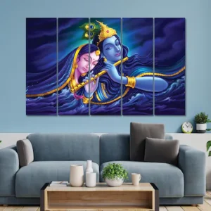 Beautiful Radha & Krishna MDF Vinyle Paintings