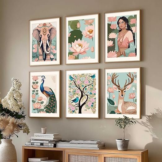 Traditional Indian Style Wall Art Prints